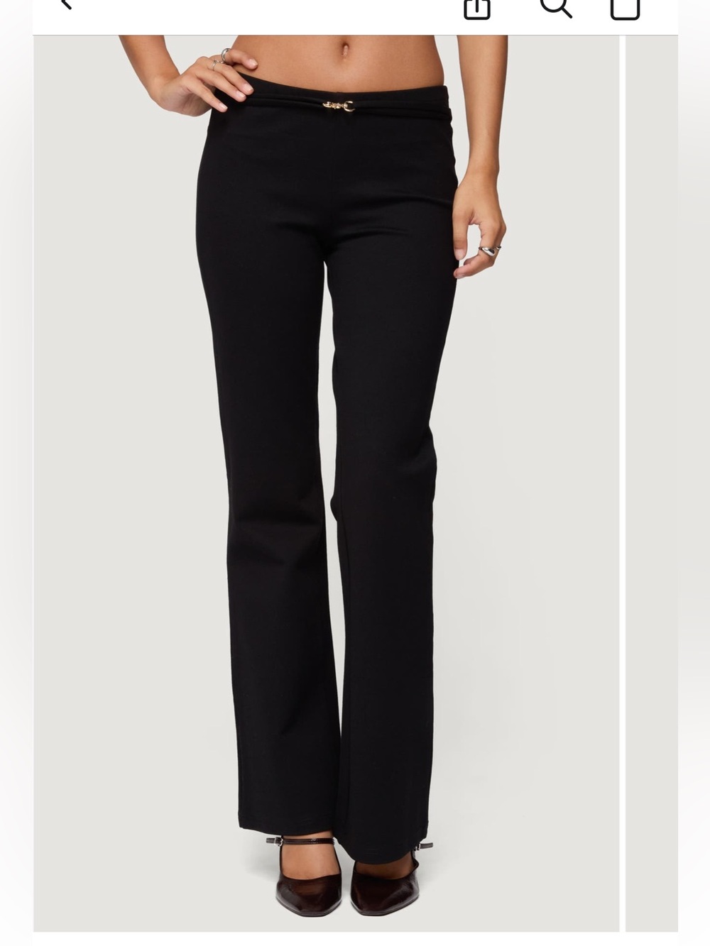 NWT EDIKTED
Metiza Belted Flare Pants